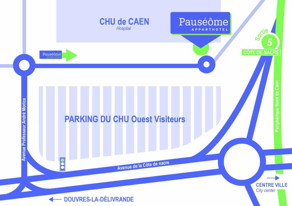 Pauseome Apparthotel 캉 외부 사진